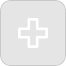 Black plus sign icon on black background, medical cross symbol with high contrast for healthcare branding